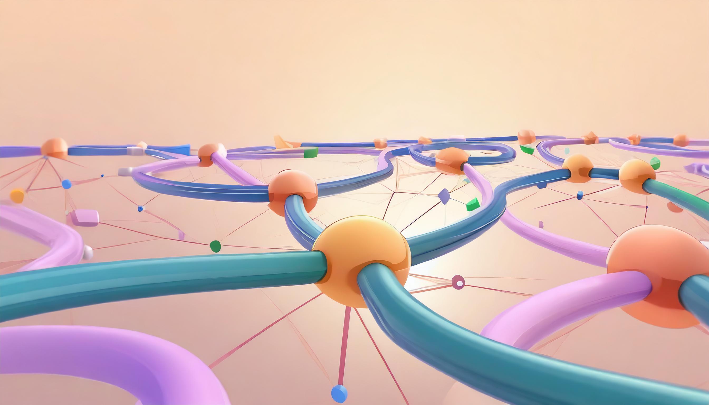 Connecting lines of the web description